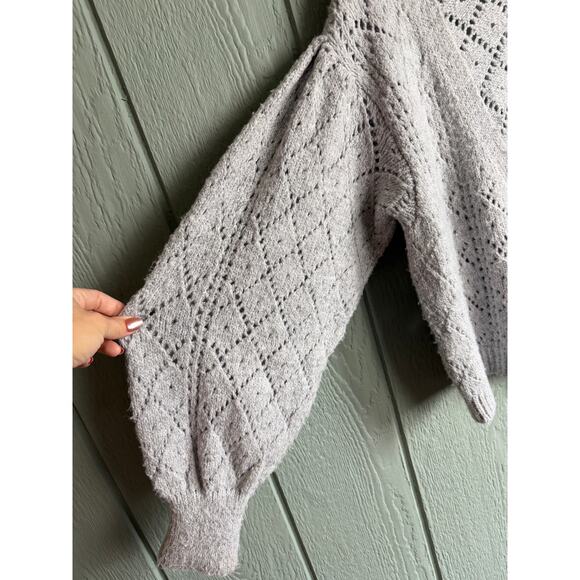 Maeve Anthropologie Pointelle Cardigan, Large - Picture 6 of 9